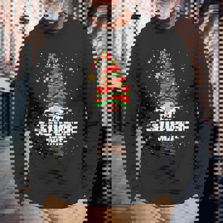 Glühwein Wichtel Weihnachten Langarmshirts Geschenke für alte Männer