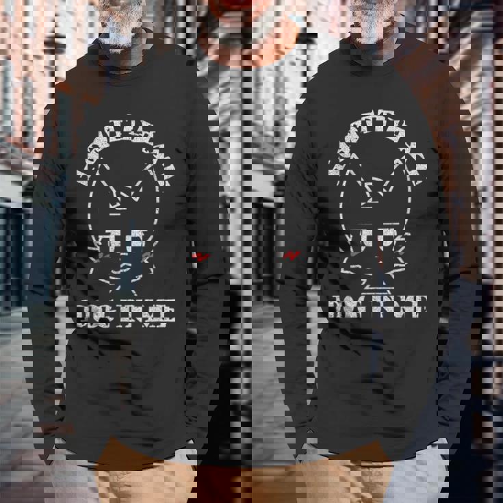 I Got That Dog In Me Boykisser ホワイト 長袖Tシャツ 高齢者への贈り物