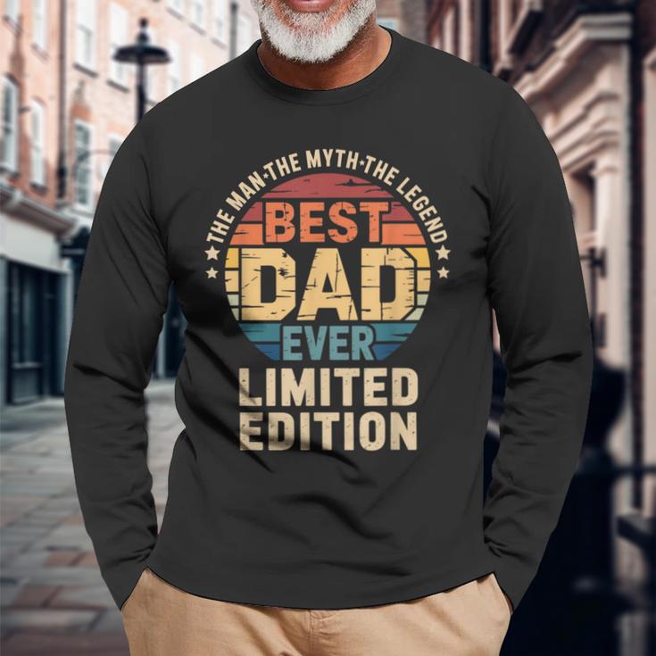 Il Miglior Papà Diempre In Edizione Limitataintage Maglietta a maniche lunghe Regalos para ancianos