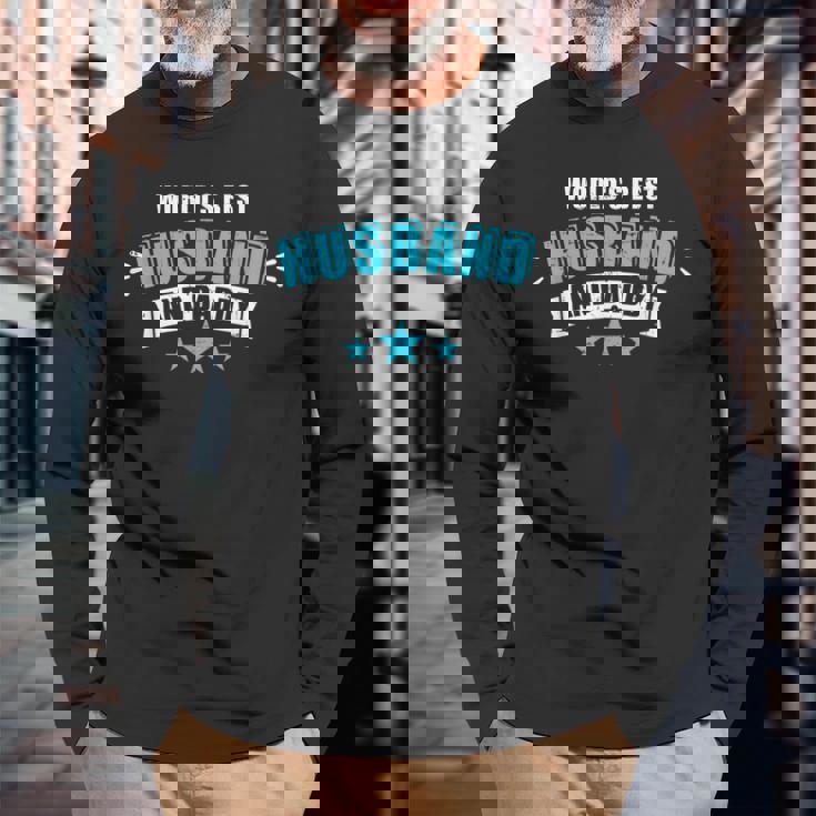 Il Miglior Regalo Al Mondo Per Marito E Papà Festa Del Papà Maglietta a maniche lunghe Regalos para ancianos