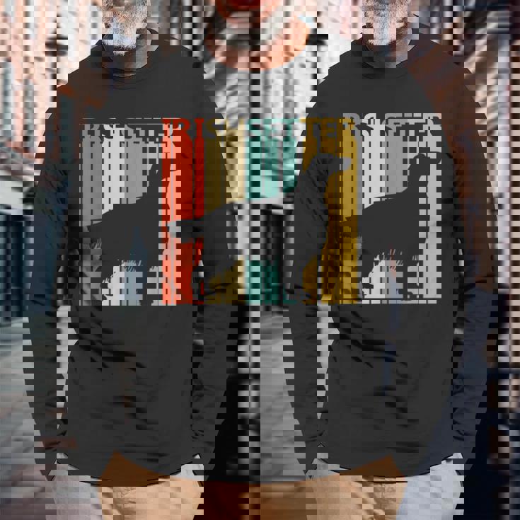 Irishetter アイリッシュ・セッター 長袖Tシャツ 高齢者への贈り物