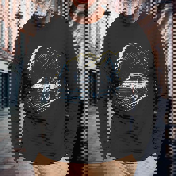 Jdm ドリフト アニメ 漫画 車 八六 長袖Tシャツ 高齢者への贈り物