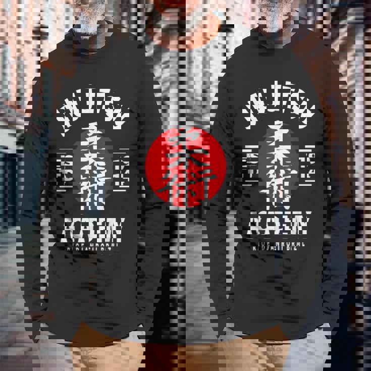 Jujutsu 柔術 長袖Tシャツ 高齢者への贈り物