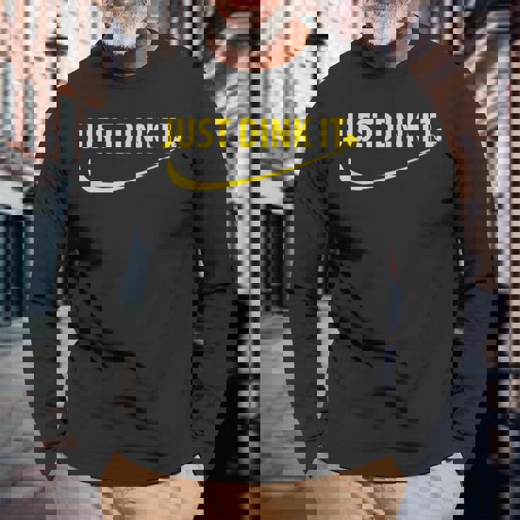 Just Dink It ピックルボール 長袖Tシャツ 高齢者への贈り物