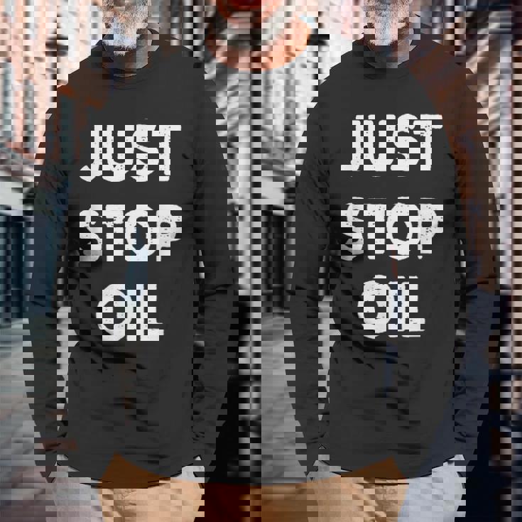 Justtop Oilave The Earth Justtop オイル 長袖Tシャツ 高齢者への贈り物