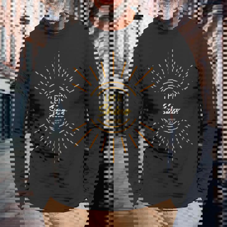 Let Ithine – Matthew 5 長袖Tシャツ 高齢者への贈り物