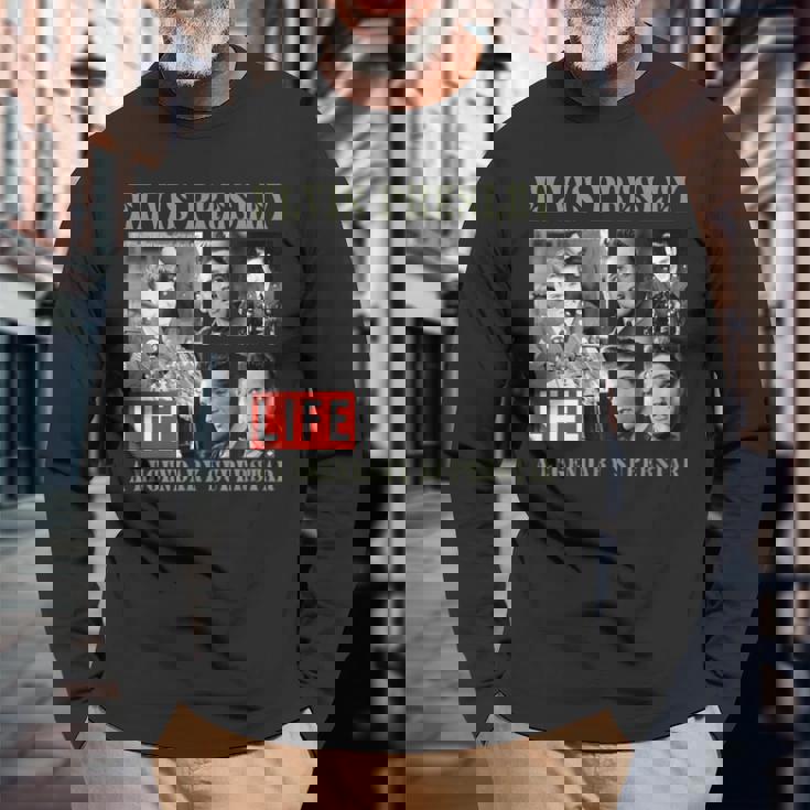 Life Picture Collection エルヴィス プレスリー（1） 長袖Tシャツ 高齢者への贈り物