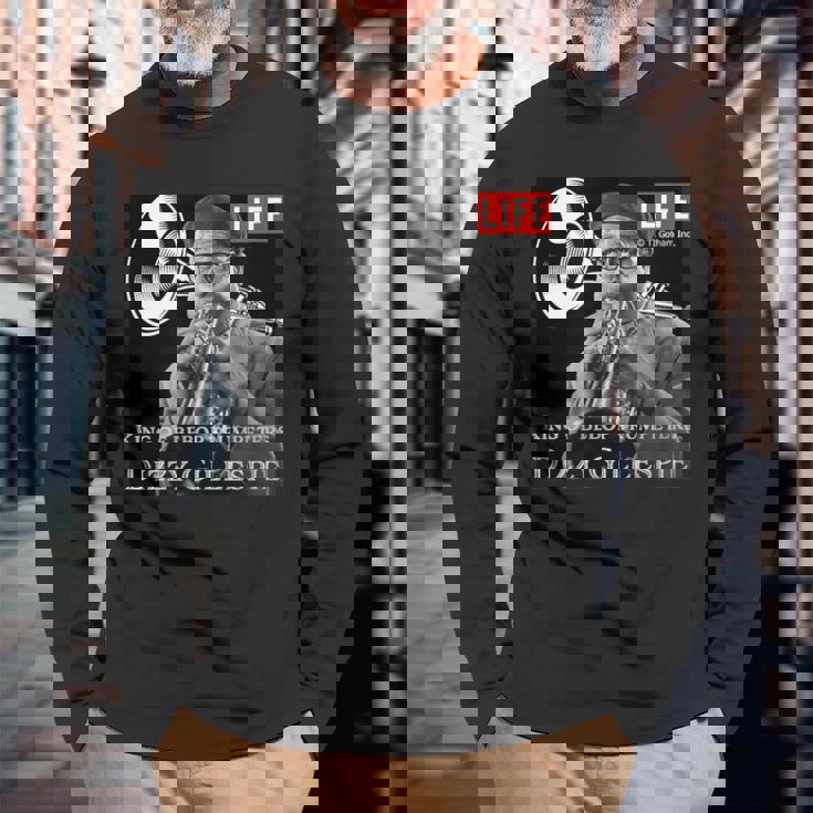 Life Picture Collection ディジー ガレスピー ／ トランペット（1） 長袖Tシャツ 高齢者への贈り物