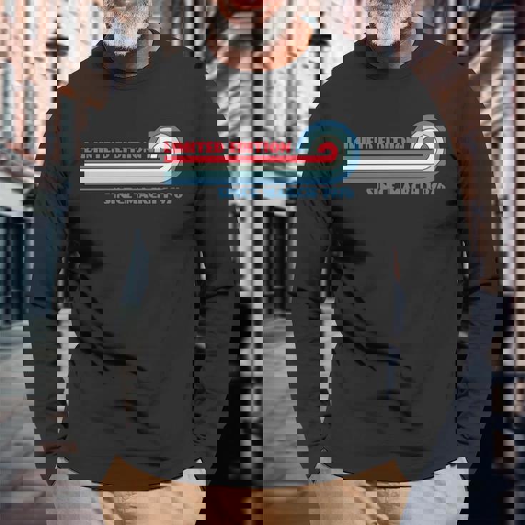 Limited Editionince March 1976 長袖tシャツ 長袖Tシャツ 高齢者への贈り物