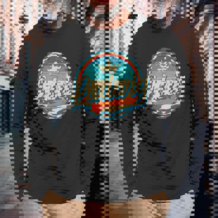 Ludwig レトロ 名前入り ヴィンテージ ファーストネーム ルートヴィヒ 長袖Tシャツ 高齢者への贈り物