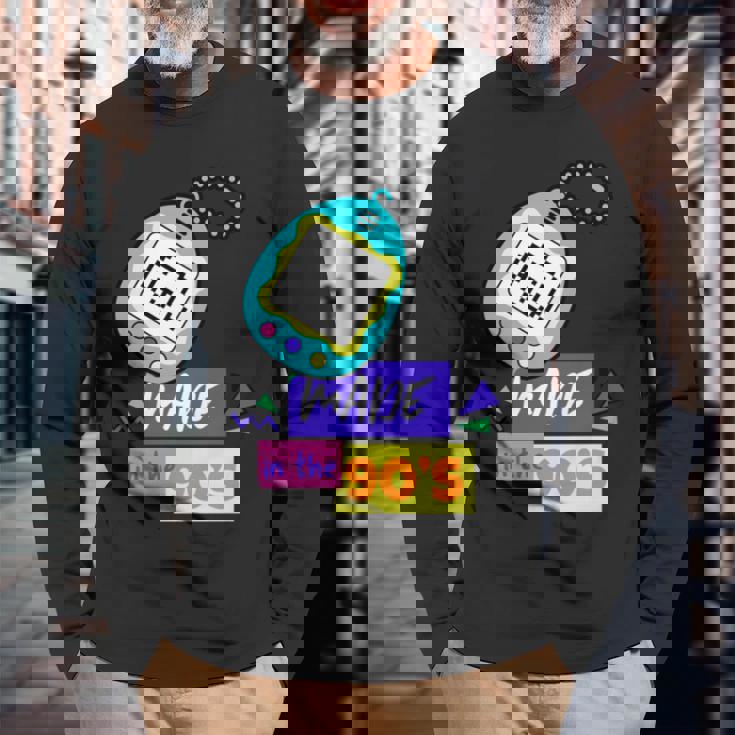 Made In The 90S 懐かしいたまごっちtシャツ 長袖tシャツ 長袖Tシャツ 高齢者への贈り物