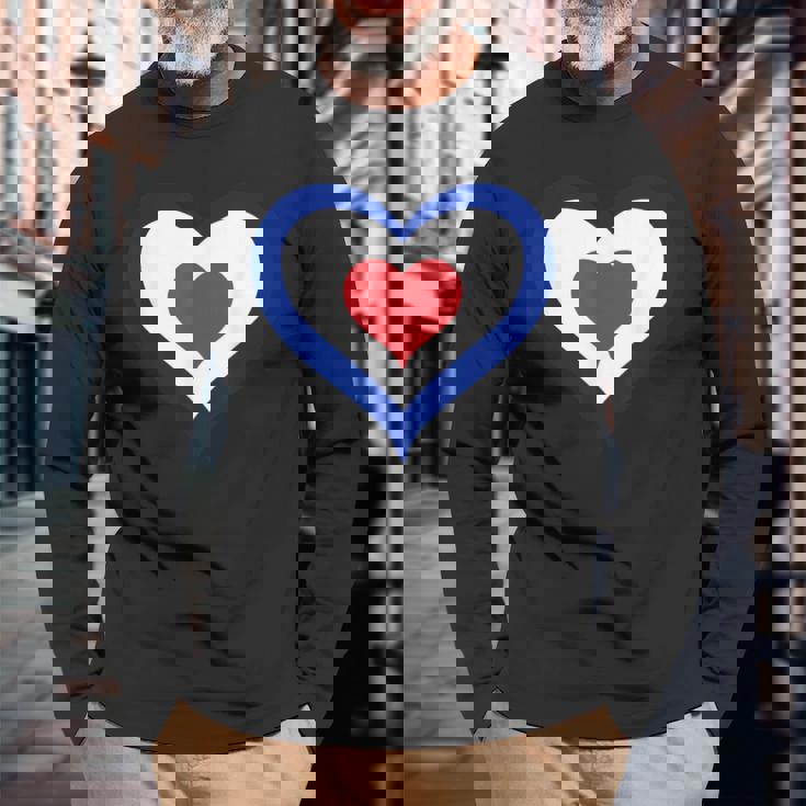 Mod Roundel Heart Raf スクーター ライフモッズ 長袖Tシャツ 高齢者への贈り物