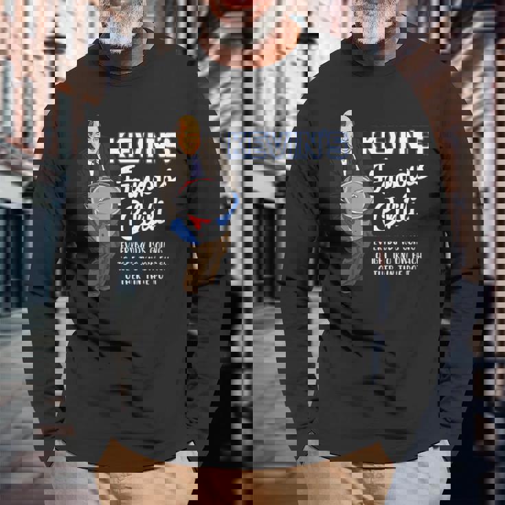 The Office Kevinの有名なチリ。 長袖Tシャツ 高齢者への贈り物