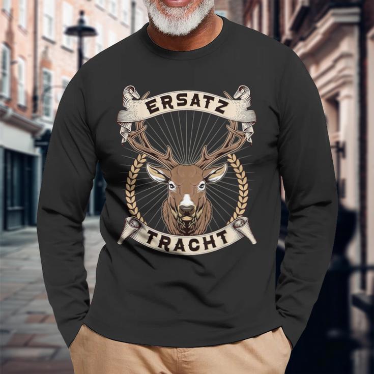 Oktoberfest Ersatz Tracht Lederhose Herbstfest Trachten Langarmshirts Geschenke für alte Männer