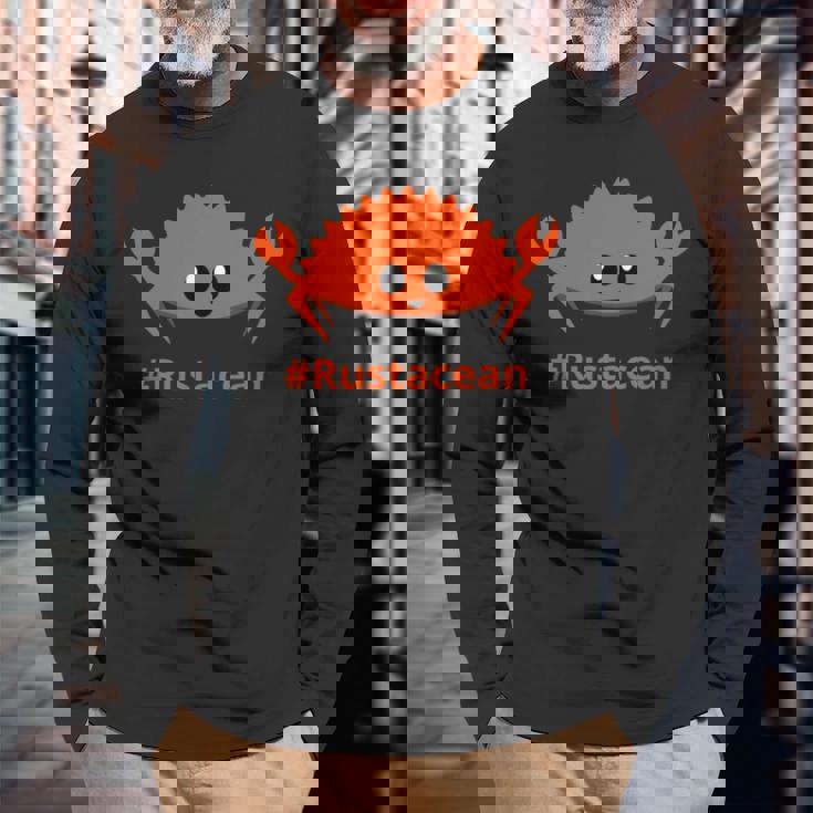 Rustプログラミング言語tシャツ – システムプログラマー開発者 長袖tシャツ 長袖Tシャツ 高齢者への贈り物