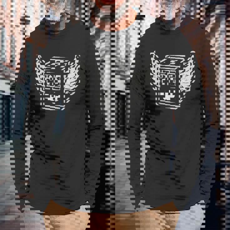 Secret Lucky Block イタリアのbrainrotゲームスラングミーム 長袖Tシャツ 高齢者への贈り物