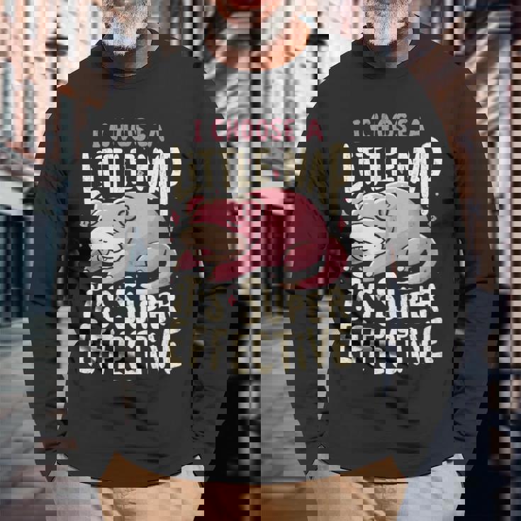 Slowpoke I Choose A Little Nap It'super Effect 長袖tシャツ 長袖Tシャツ 高齢者への贈り物