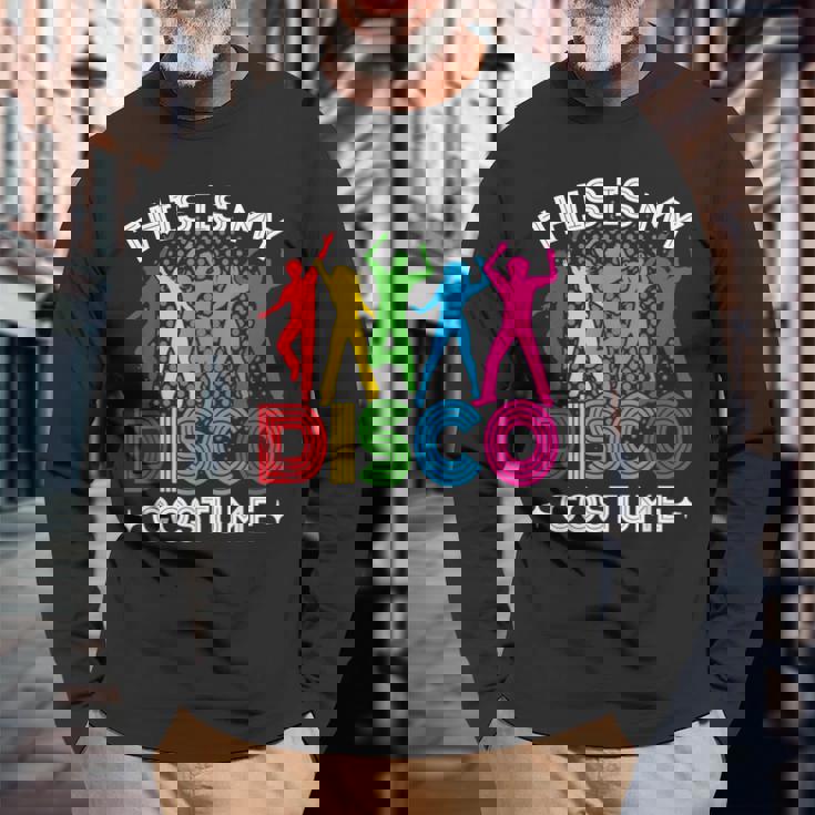 This Is My Disco コスチューム 70年代&80年代パーティー衣装 メンズ レディース 長袖Tシャツ 高齢者への贈り物