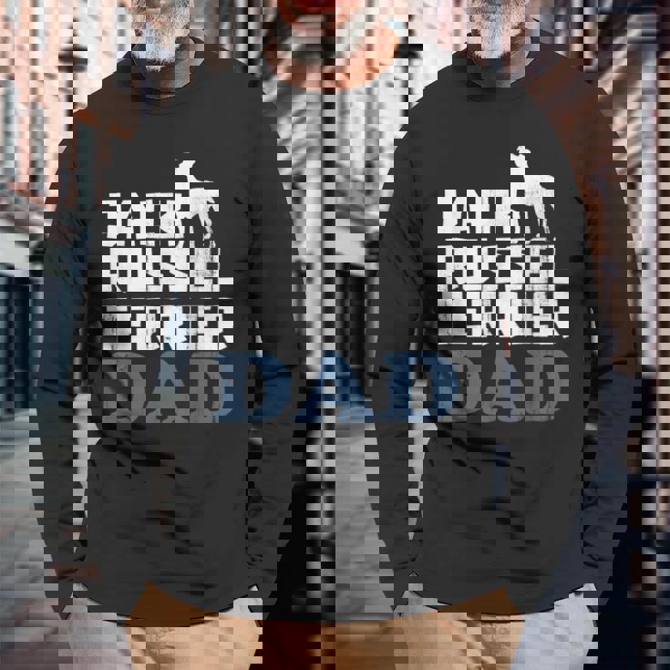 Uomo Jack Russel Terrier Papà Maglietta a maniche lunghe Regalos para ancianos