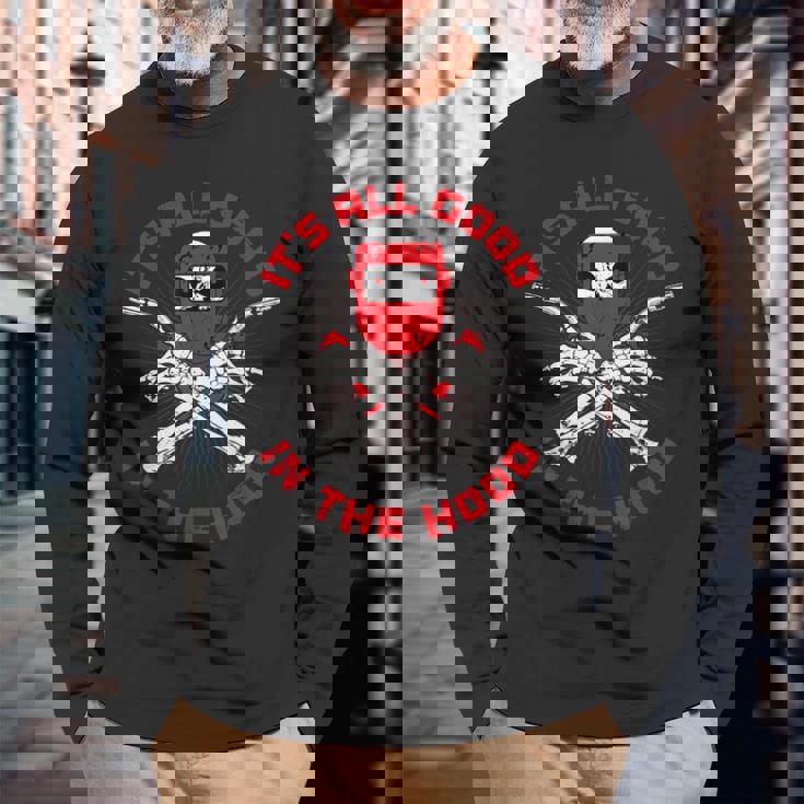 Welder ファニー溶接フード 父の日 長袖Tシャツ 高齢者への贈り物