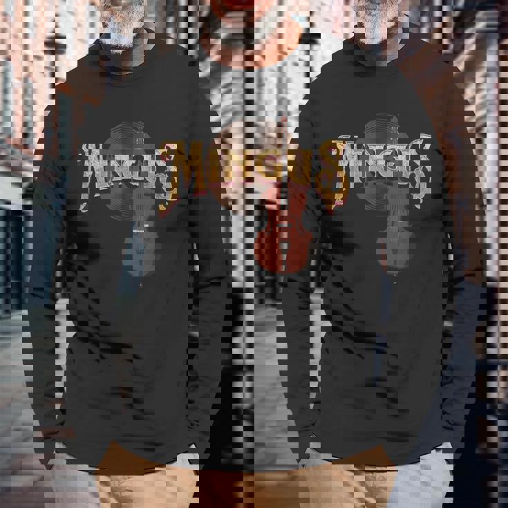 Yes Ipeak Mingus ジャズ アコースティック ベースミュージック愛好家 長袖Tシャツ 高齢者への贈り物