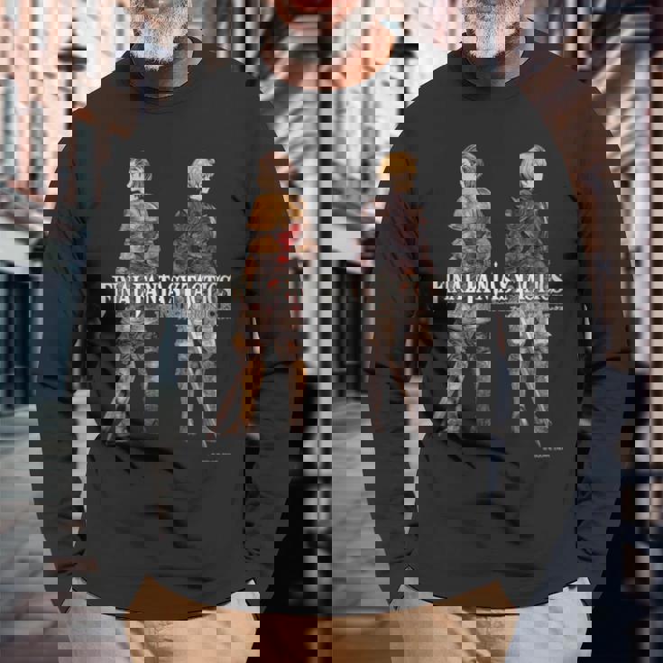 『ファイナルファンタジータクティクス – イヴァリース クロニクルズ』 ラムザ＆ディリータ 長袖tシャツ 長袖Tシャツ 高齢者への贈り物