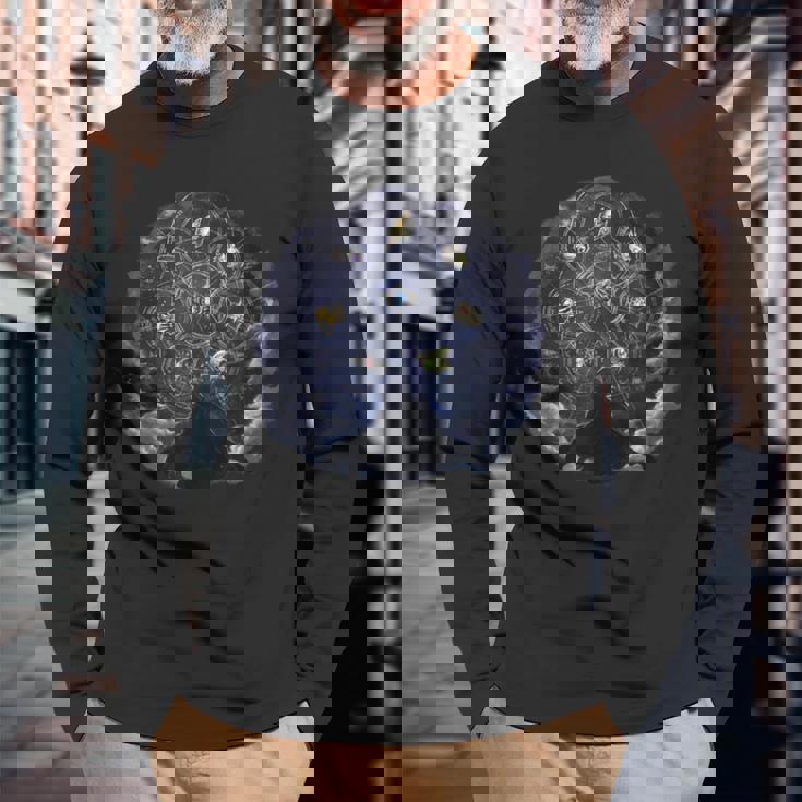 【公式】『オクトパストラベラー0』神々の指輪 長袖Tシャツ 高齢者への贈り物