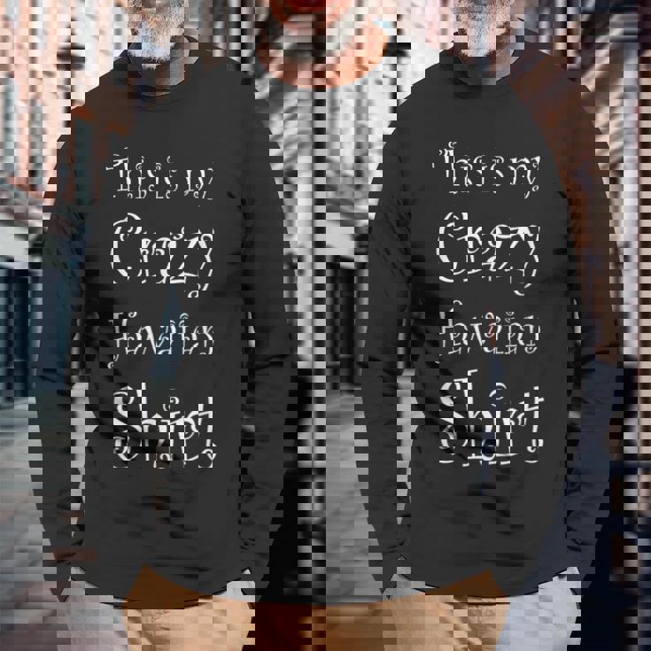 おもしろハワイアンシャツ 長袖Tシャツ 高齢者への贈り物