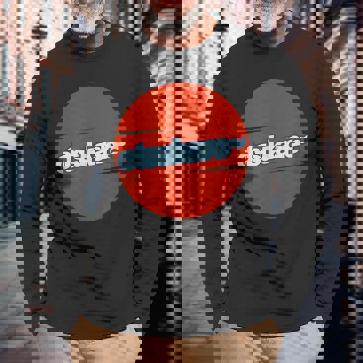 お疲れ様です・Otsukareデザイン 長袖Tシャツ 高齢者への贈り物