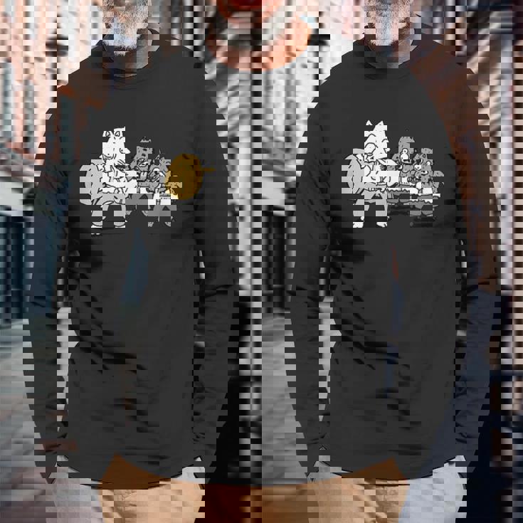 かいけつゾロリtシャツ大さくせん 「べえ」 長袖Tシャツ 高齢者への贈り物