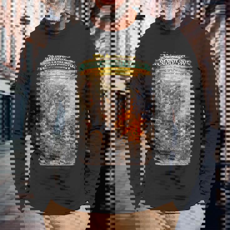 たき火 感謝祭2026 長袖Tシャツ 高齢者への贈り物