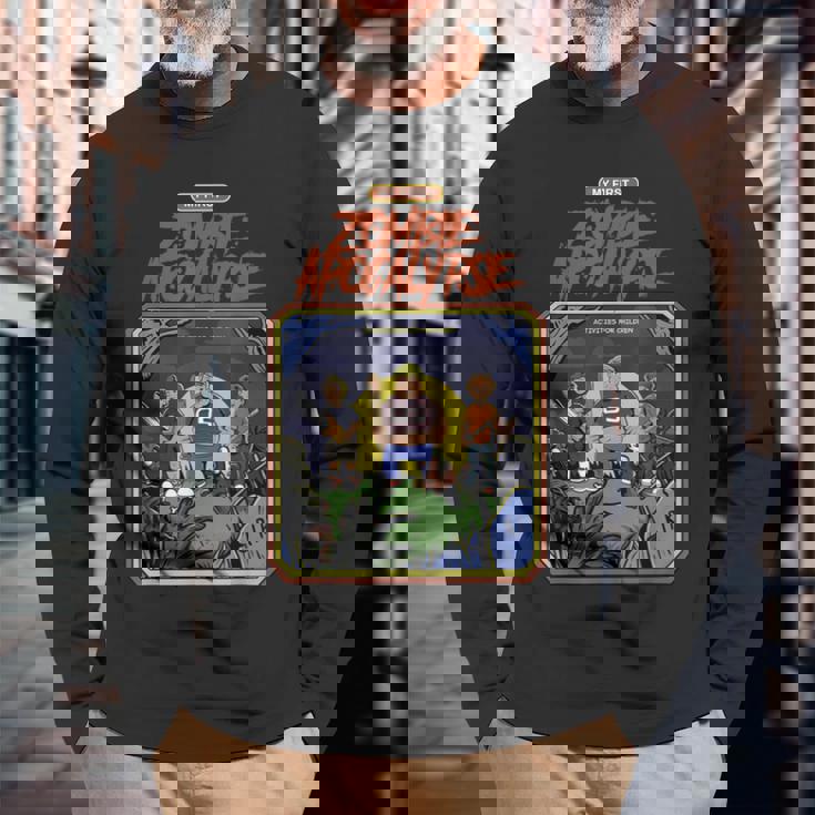 はじめてのゾンビ黙示録 長袖Tシャツ 高齢者への贈り物