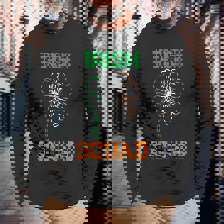 アイルランド代表 Irishquadtパトリックスデー レプラキャノン アイルランド アイリッシュ 長袖Tシャツ 高齢者への贈り物