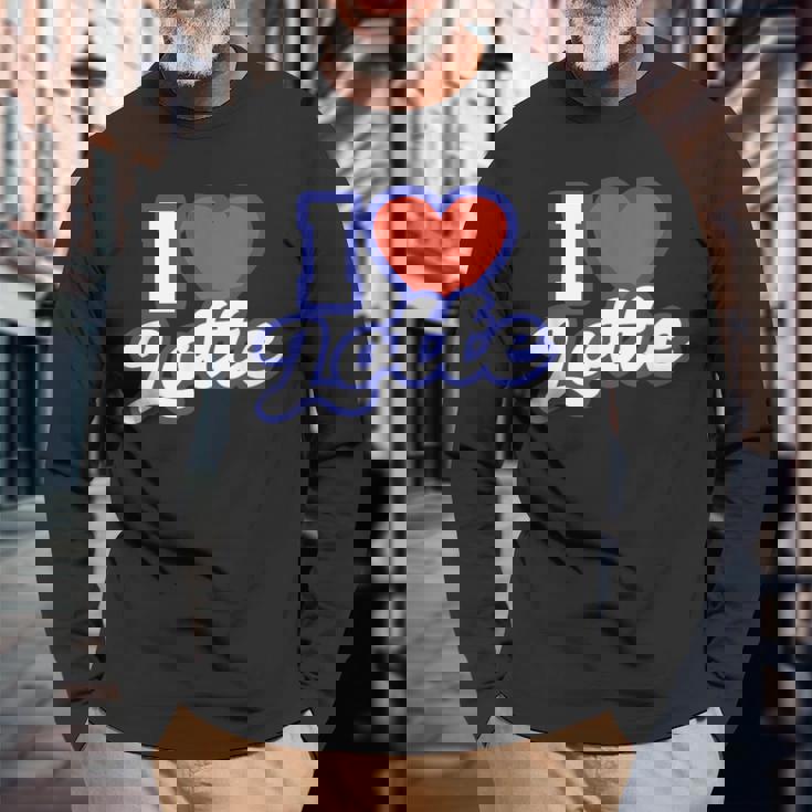 アイ・ラブ・ロッテ 長袖Tシャツ 高齢者への贈り物