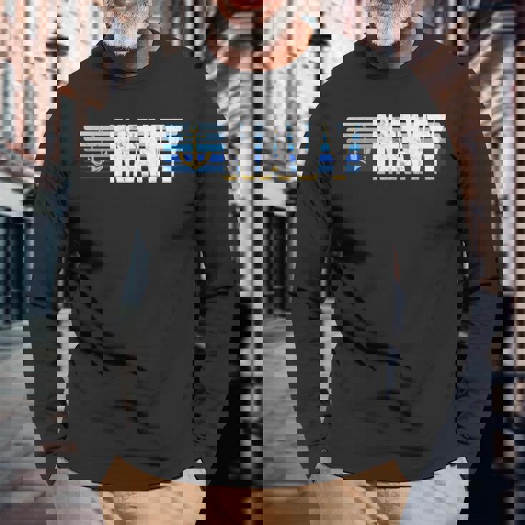 アメリカ海軍レトロ 長袖tシャツ 長袖Tシャツ 高齢者への贈り物