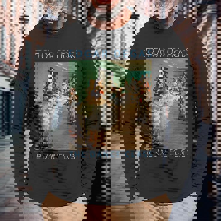 エドガー ドガ 面白いtシャツ 名作 アート 印象派 絵画 メンズ レディース 面白い 服 美術 おもしろ 長袖tシャツ 長袖Tシャツ 高齢者への贈り物