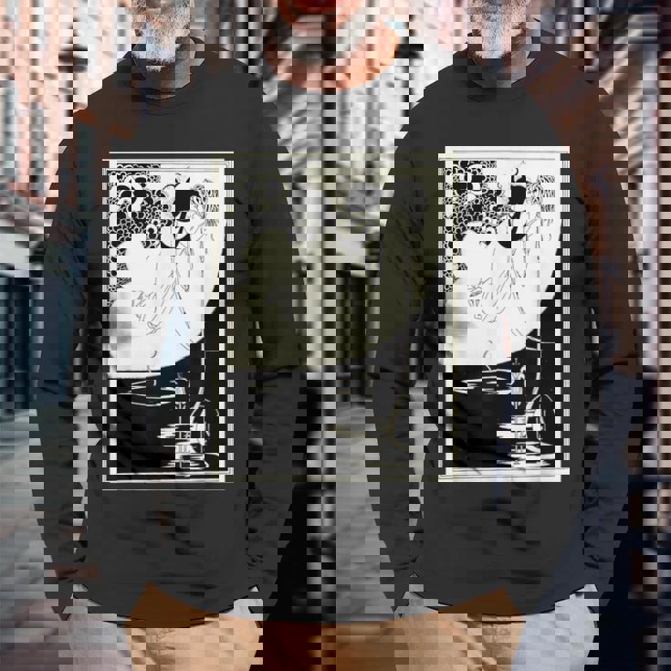 オーブリー・ビアズリーによるクライマックス1893 長袖Tシャツ 高齢者への贈り物