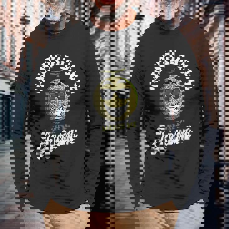 カンタロープ 素晴らしい農家 スイートメロン フルーツ愛好家 プランター 長袖Tシャツ 高齢者への贈り物