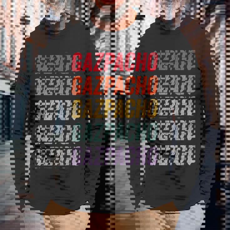 ガスパチョ 長袖Tシャツ 高齢者への贈り物