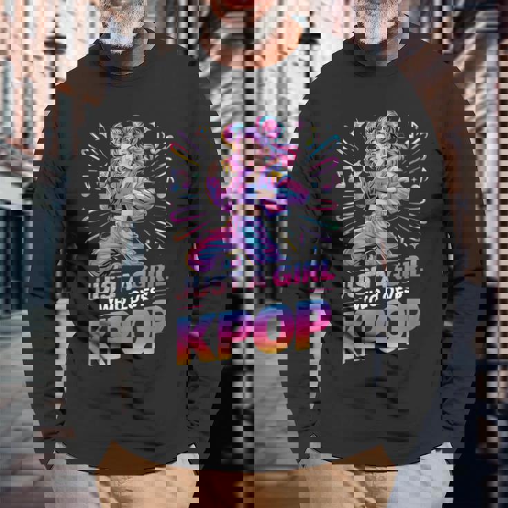 ガールズ K-Pop 長袖Tシャツ 高齢者への贈り物