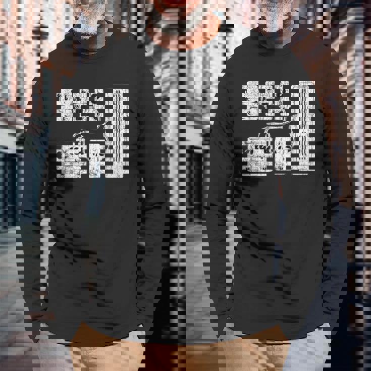 ギタープレーヤー ペダルボード ギタリストギフト 長袖Tシャツ 高齢者への贈り物