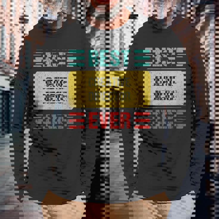 クリエイティブディレクター 長袖Tシャツ 高齢者への贈り物