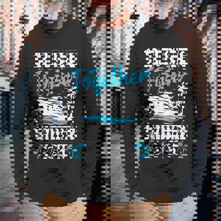 クルージング トゥギャザー ファミリー マッチング クルーズ旅行 カリブ海 2026 長袖Tシャツ 高齢者への贈り物