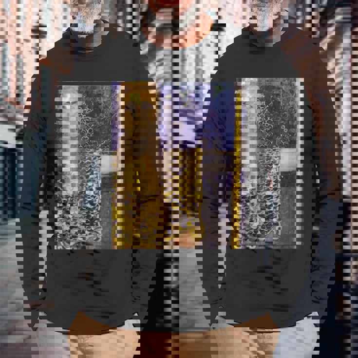 グスタフ・クリムト パラス・アテネ 2 アーティスト向け 長袖Tシャツ 高齢者への贈り物