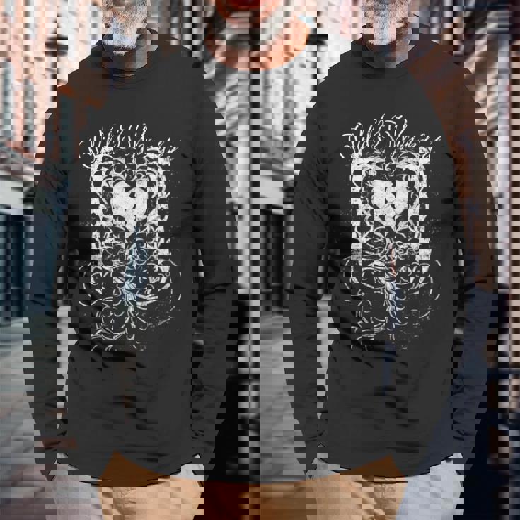 グランジ ゴス Y2k ヴィンテージ グラフィック ゴシック ダーク ロマンス エモ 悲しい 長袖tシャツ 長袖Tシャツ 高齢者への贈り物