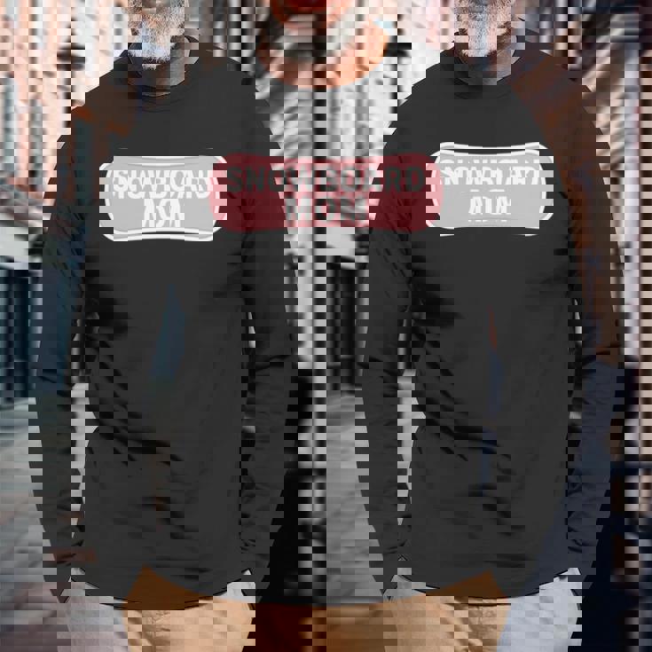 スノーボード ママ スノーボード 母の日 親 ママ ママ 長袖tシャツ 長袖Tシャツ 高齢者への贈り物