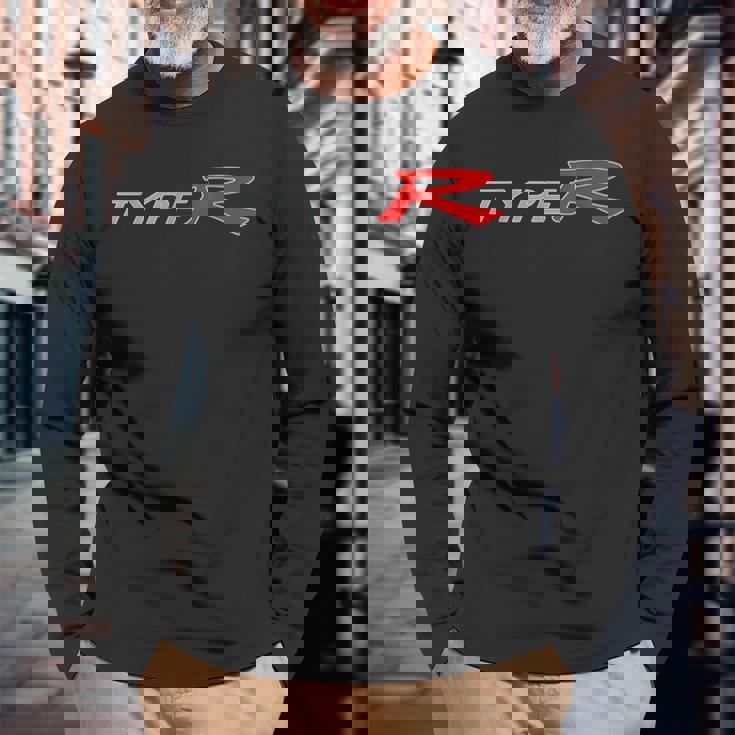 タイプr Car Enthusiast 長袖Tシャツ 高齢者への贈り物