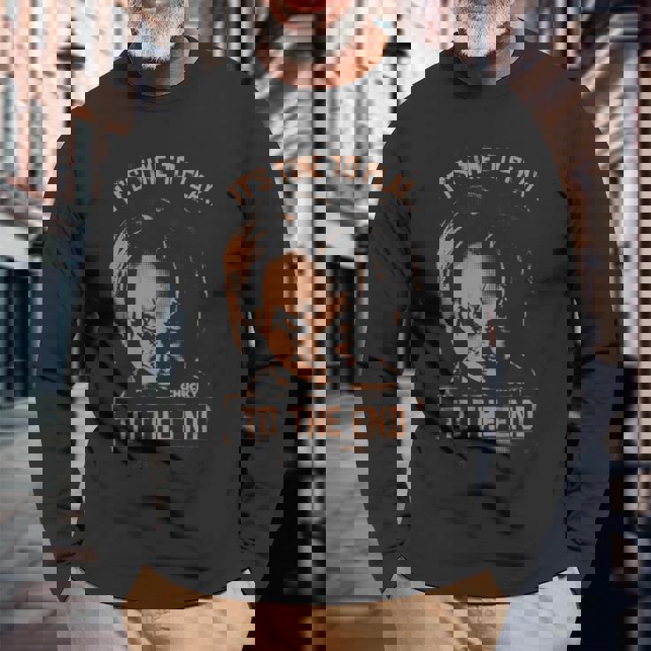 チャッキー It’S Time To Play To The End 長袖tシャツ 長袖Tシャツ 高齢者への贈り物