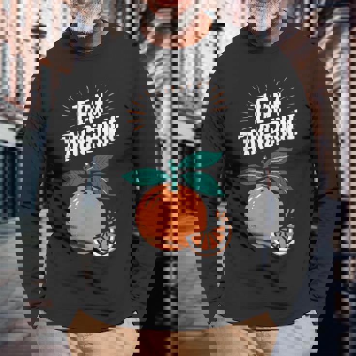 チーム タンジェリン 長袖Tシャツ 高齢者への贈り物