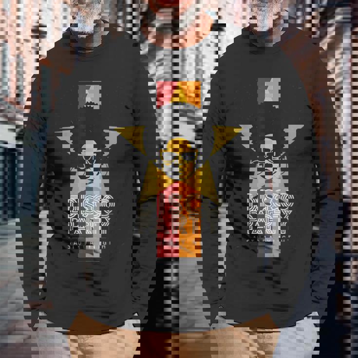 ディスコtシャツ アフロクイーンレトログルービー70年代パーティーギフトtシャツ 長袖Tシャツ 高齢者への贈り物